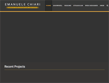 Tablet Screenshot of emanuelechiari.net